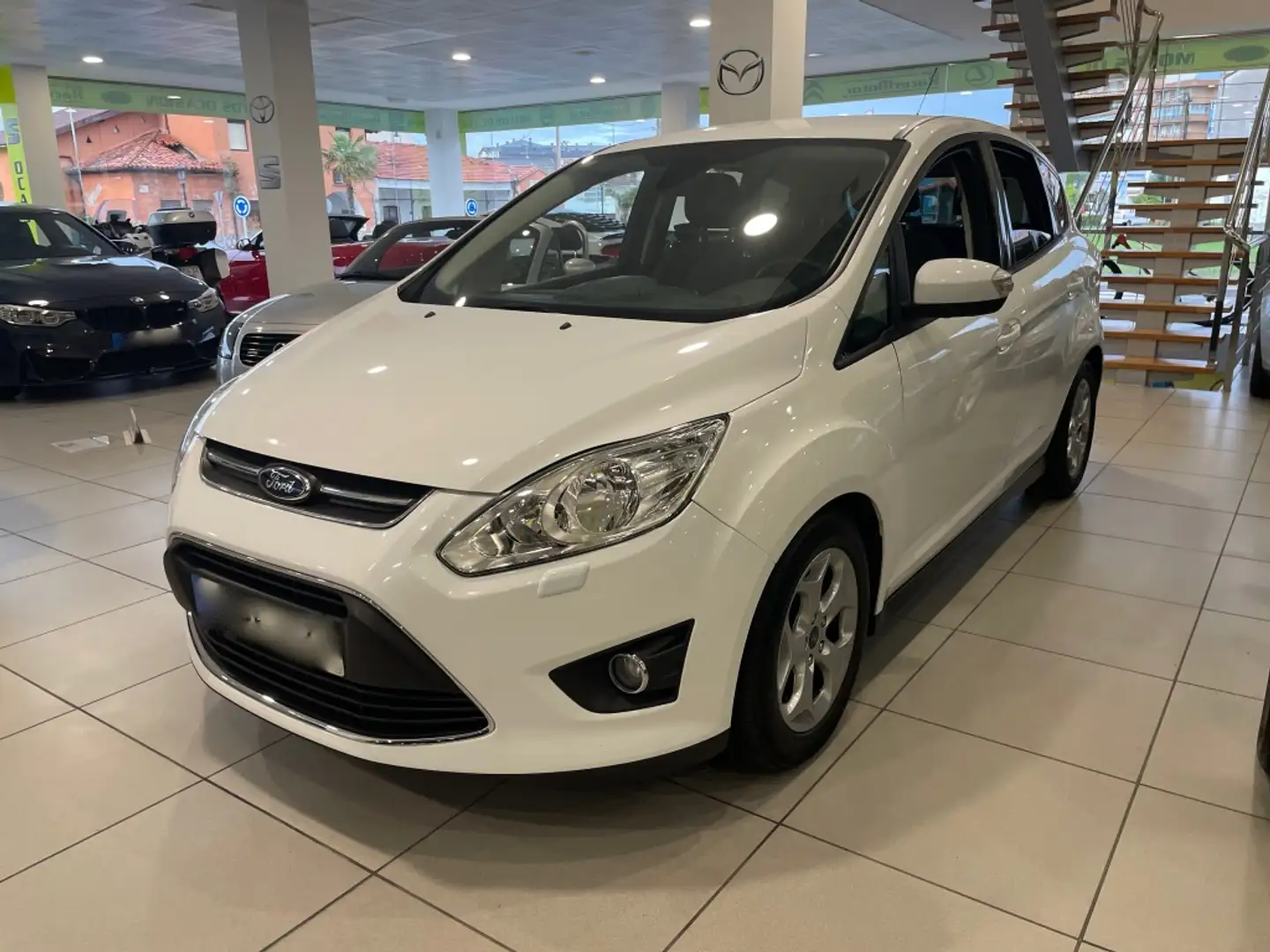 Ford C-Max 1.0 Ecoboost Auto-S&S Trend 125 Blanc - 2