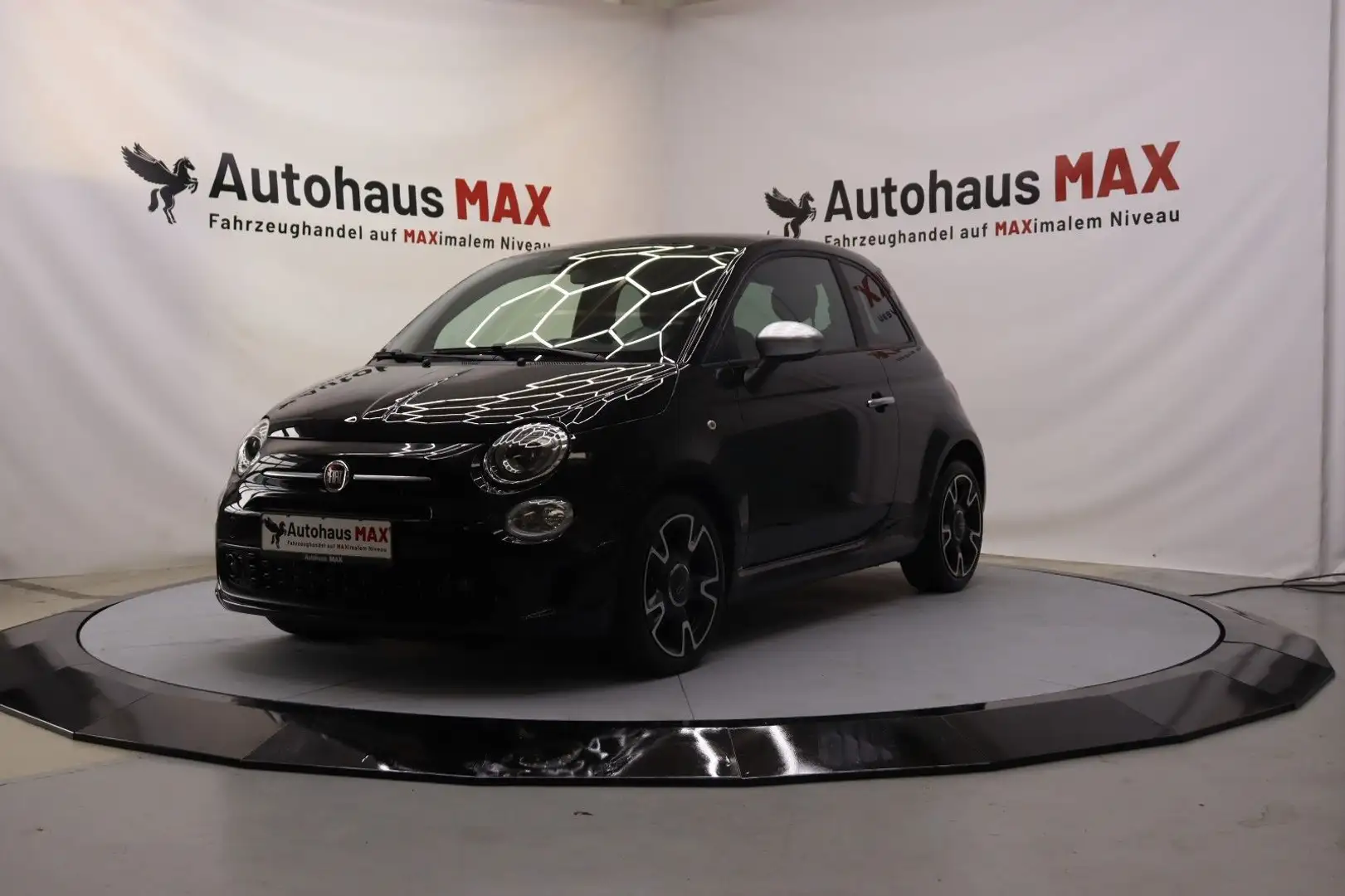 Fiat 500 RockStar~Pano~Temp~Beats Audio~DigitalTacho Noir - 1