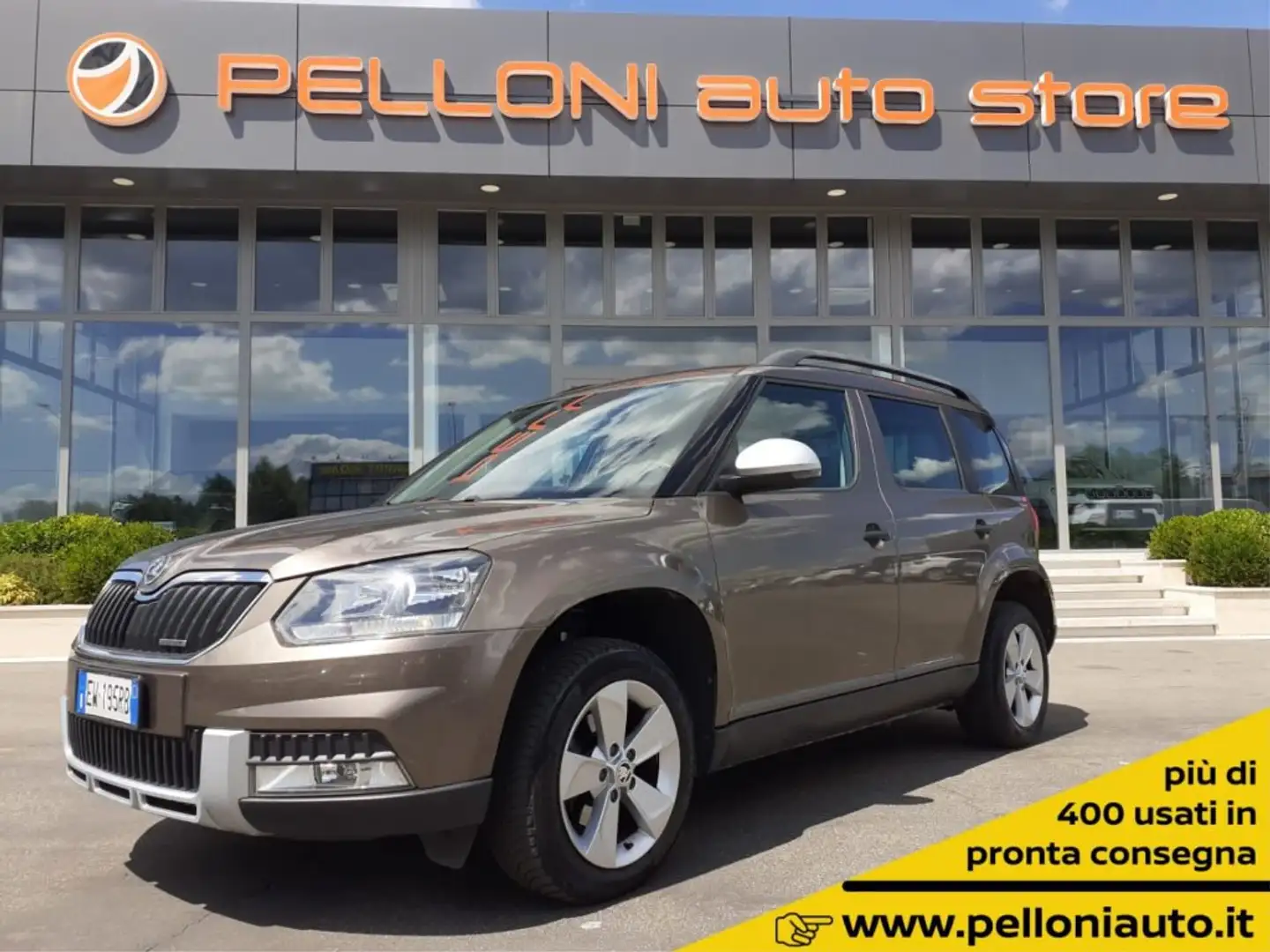 Skoda Yeti 1.6 TDI CR 105CV 1°PROP-GARANZIA-KM CERTIFIC Bronzo - 1
