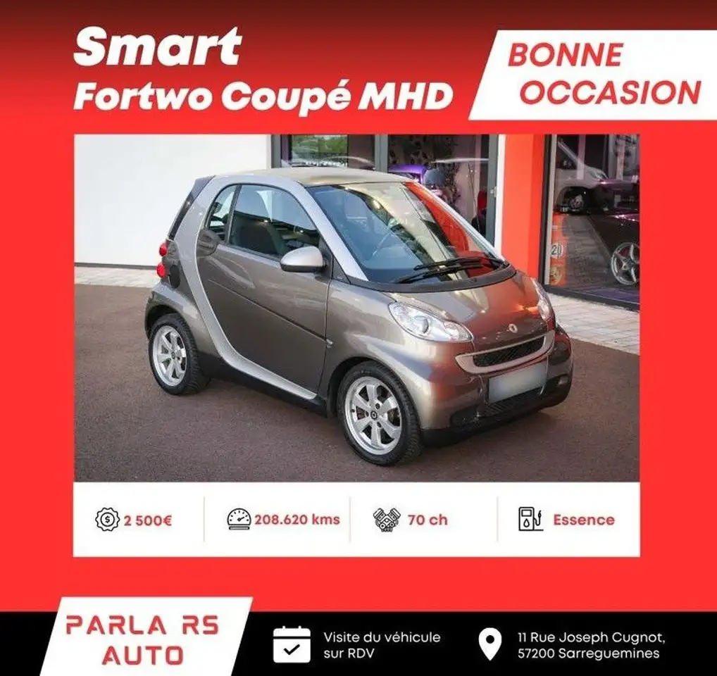 Smart forTwo CoupÃ© MHD 70ch