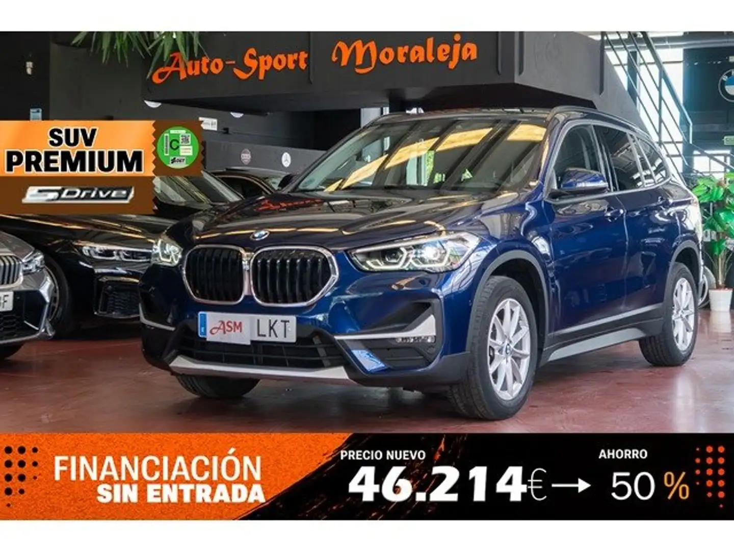 BMW X1 sDrive 16dA Business Azul - 1