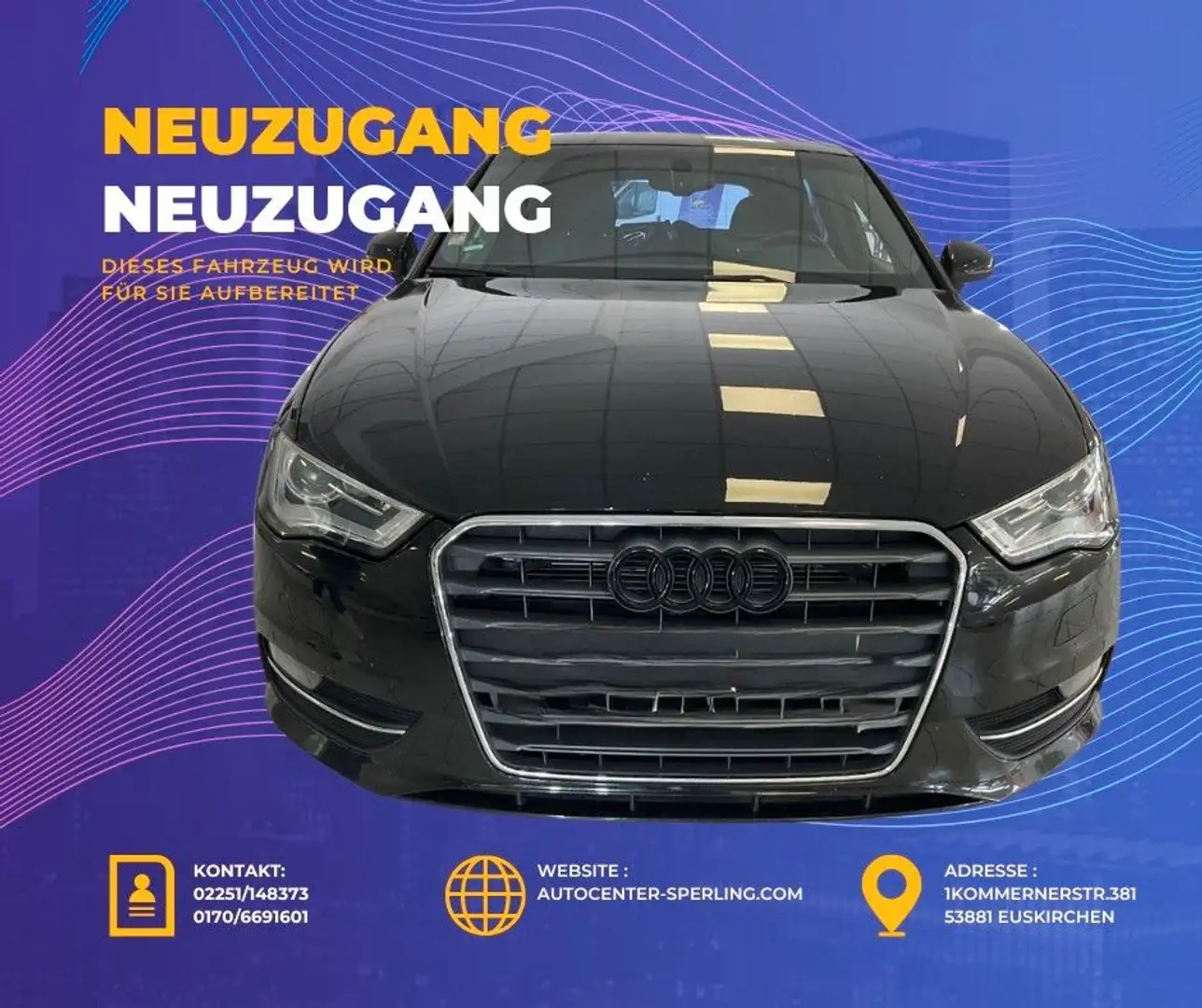 Audi A3 2.0TDI Sportback ambition*Panorama*Navi* Noir - 2