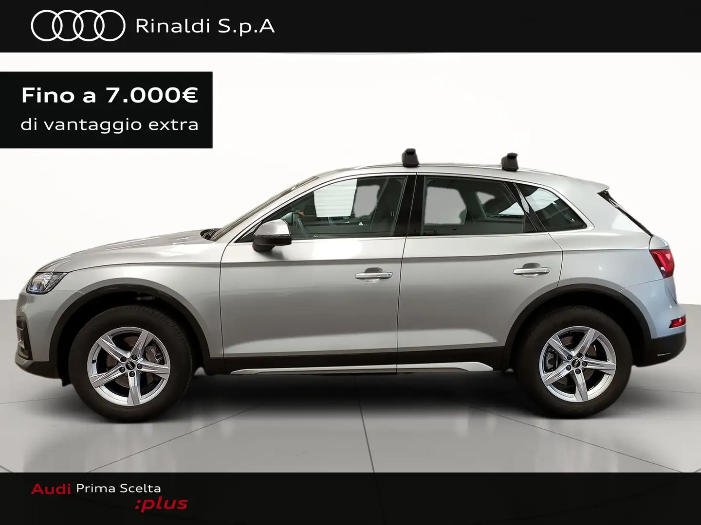 Audi Q5 40 2.0 tdi mhev 12v business advanced quattro s-tr Argent - 2