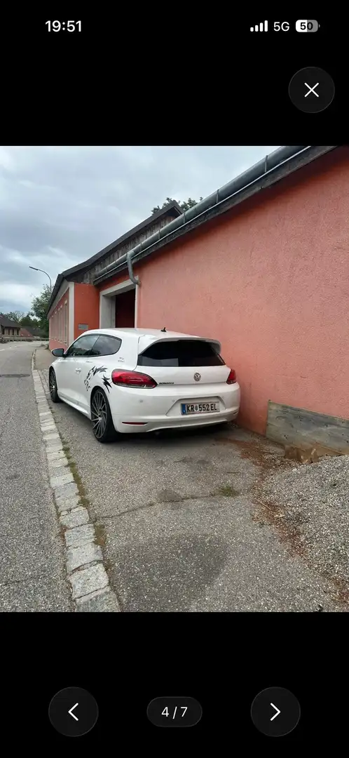 Volkswagen Scirocco 2,0 TDI DPF Weiß - 2