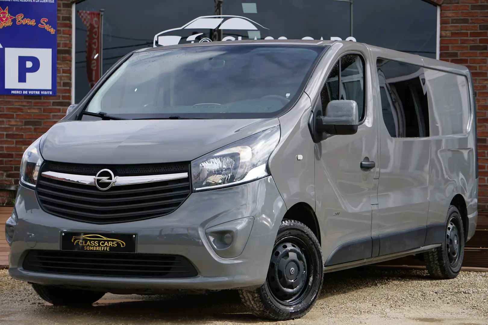 Opel Vivaro 1.6 CDTI L2H1-DBLE CABINE-5 PL-GPS-CLIM-UTILITAIRE Gris - 1