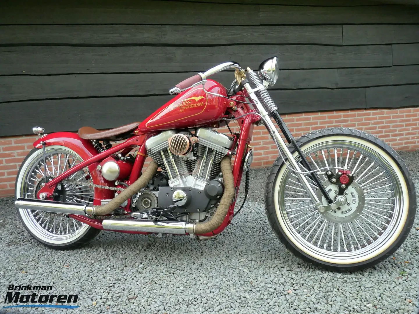 Harley-Davidson XL 1200 Boardtracker Piros - 1
