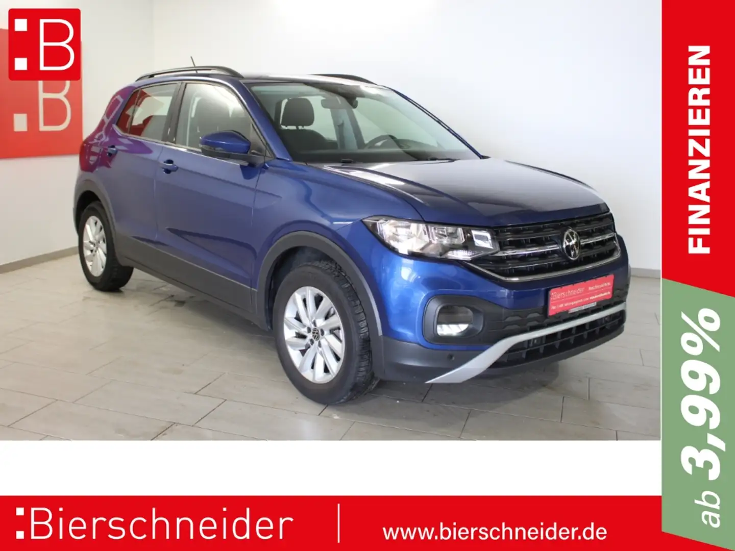 Volkswagen T-Cross 1.0 TSI DSG Life 16 ACC APP-CONNECT Bleu - 1