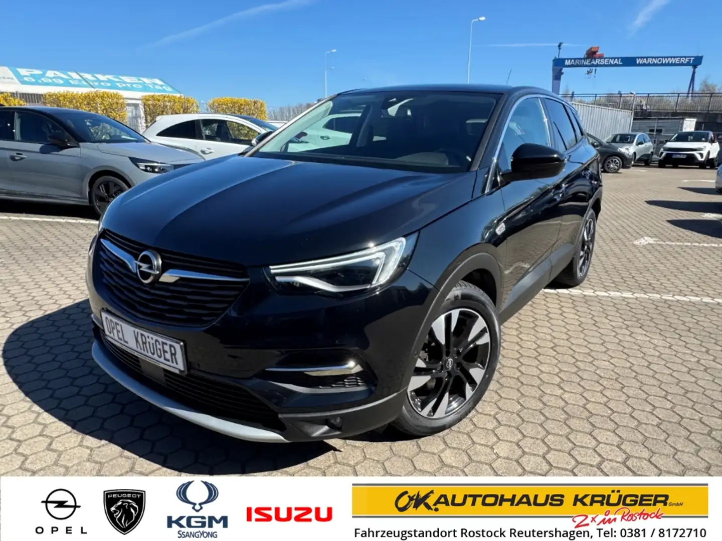 Opel Grandland INNOVATION 1.2 Turbo *beheiz.Frontscheibe*Sitzheiz Schwarz - 1
