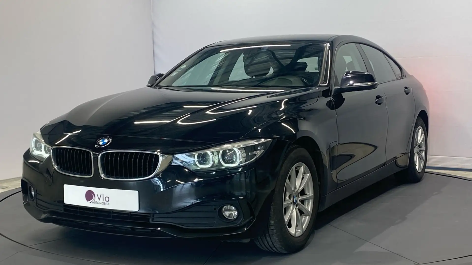 BMW 418 Gran Coupe 418d 150 Lounge Noir - 1