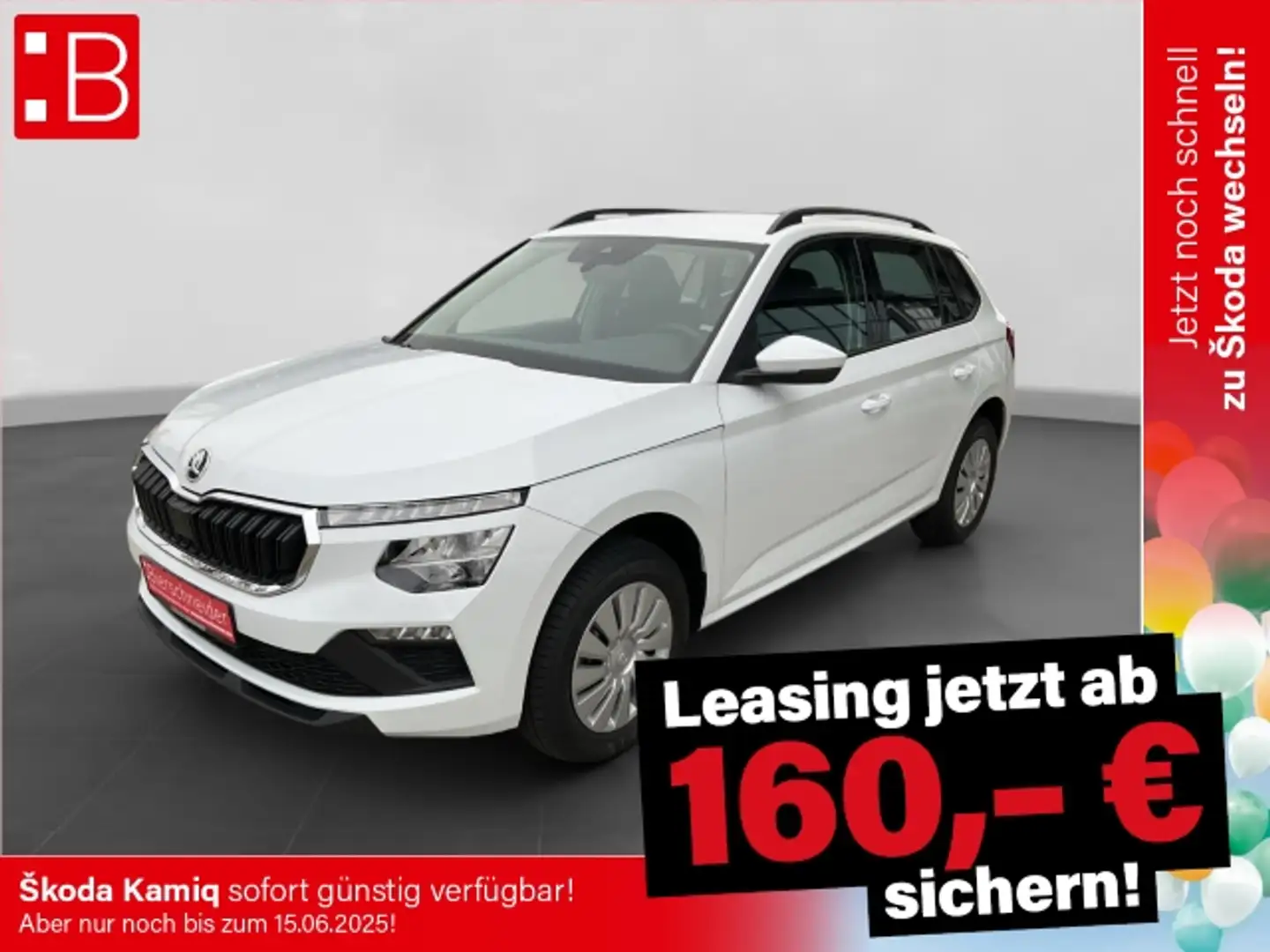 Skoda Kamiq 1.0 TSI Essence *SOFORT VERFÜGBAR* LED KLIMA GRA A Weiß - 1