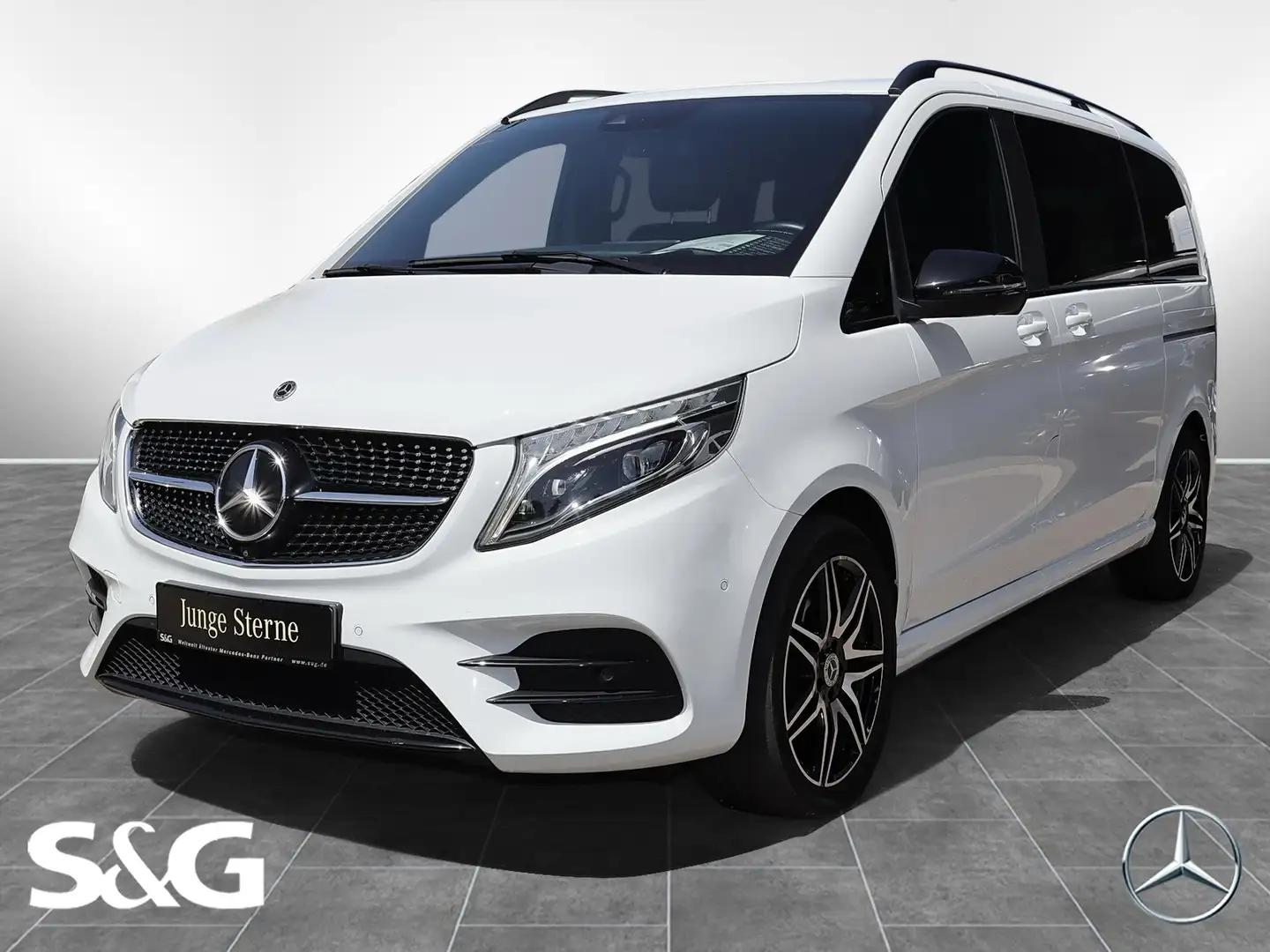 Mercedes-Benz V 300 d 4M AVANTGARDE AMG ALLRAD AHK SITZKLIMA Alb - 1