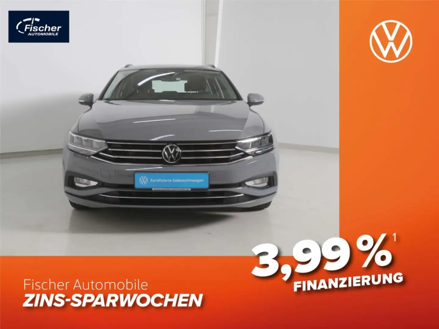 Volkswagen Passat Variant 2.0 TDI Business DSG NAV/LED/RFK Grau - 1