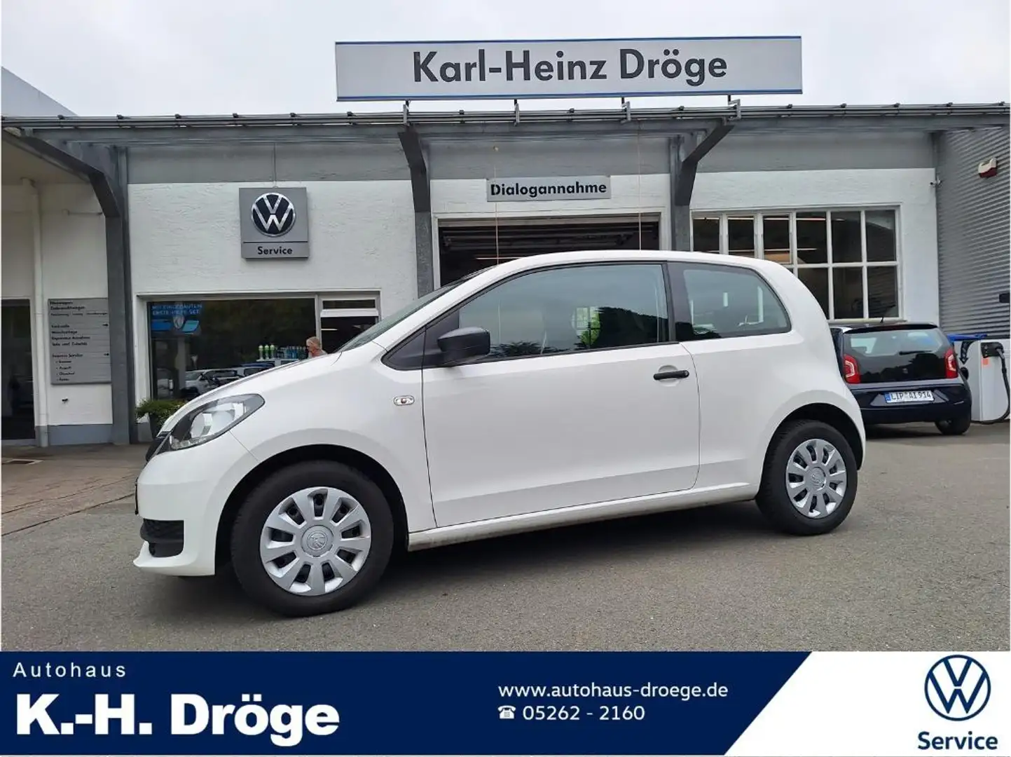 Skoda Citigo Active 1.0 Klima DAB+ Weiß - 1