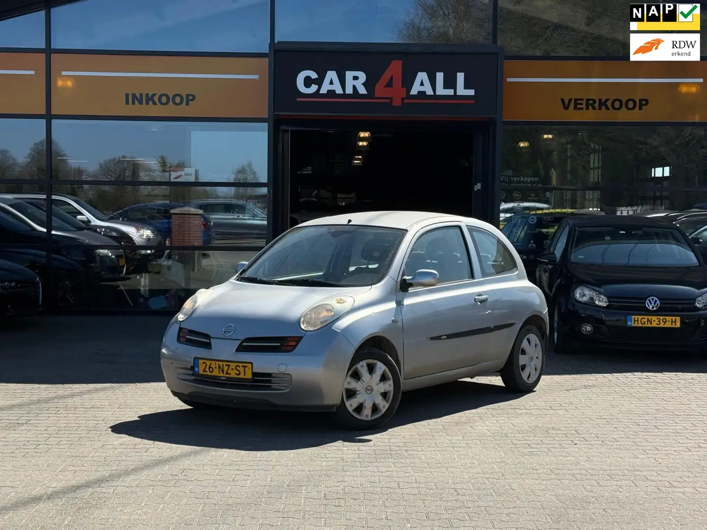Nissan Micra 1.4 Acenta CLIMA/APK 25-10-2025/RIJDT PERFECT! Gri - 1