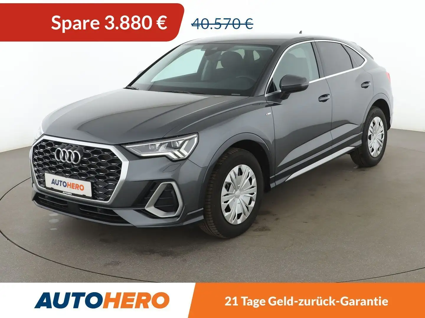 Audi Q3 35 TDI S line Aut. *LED*VC*NAVI*ACC*360°* Gri - 1