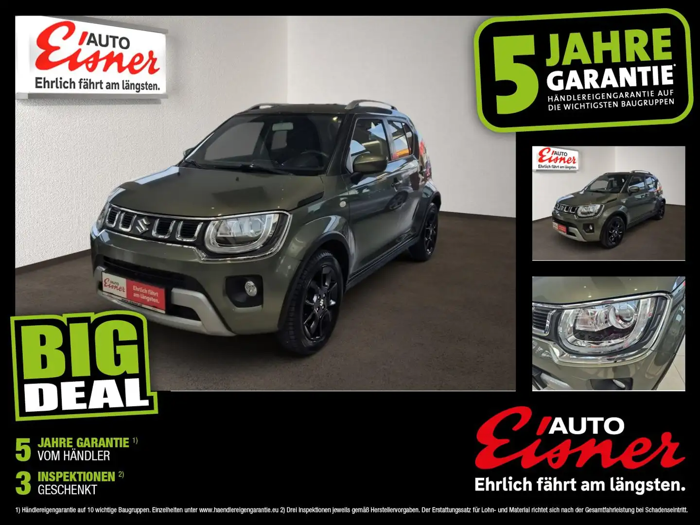 Suzuki Ignis 1.2 DualJet Hybrid 4WD shine Grün - 1