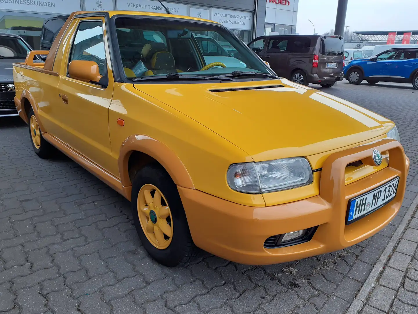 Skoda Felicia Felicia Fun Pick-Up Flugzeuglack Gelb - 1