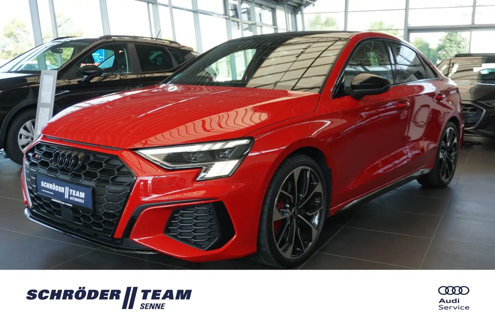Audi S3 Limousine Navi Pano Carbon ACC HUD BO UPE68´€ Rood - 1