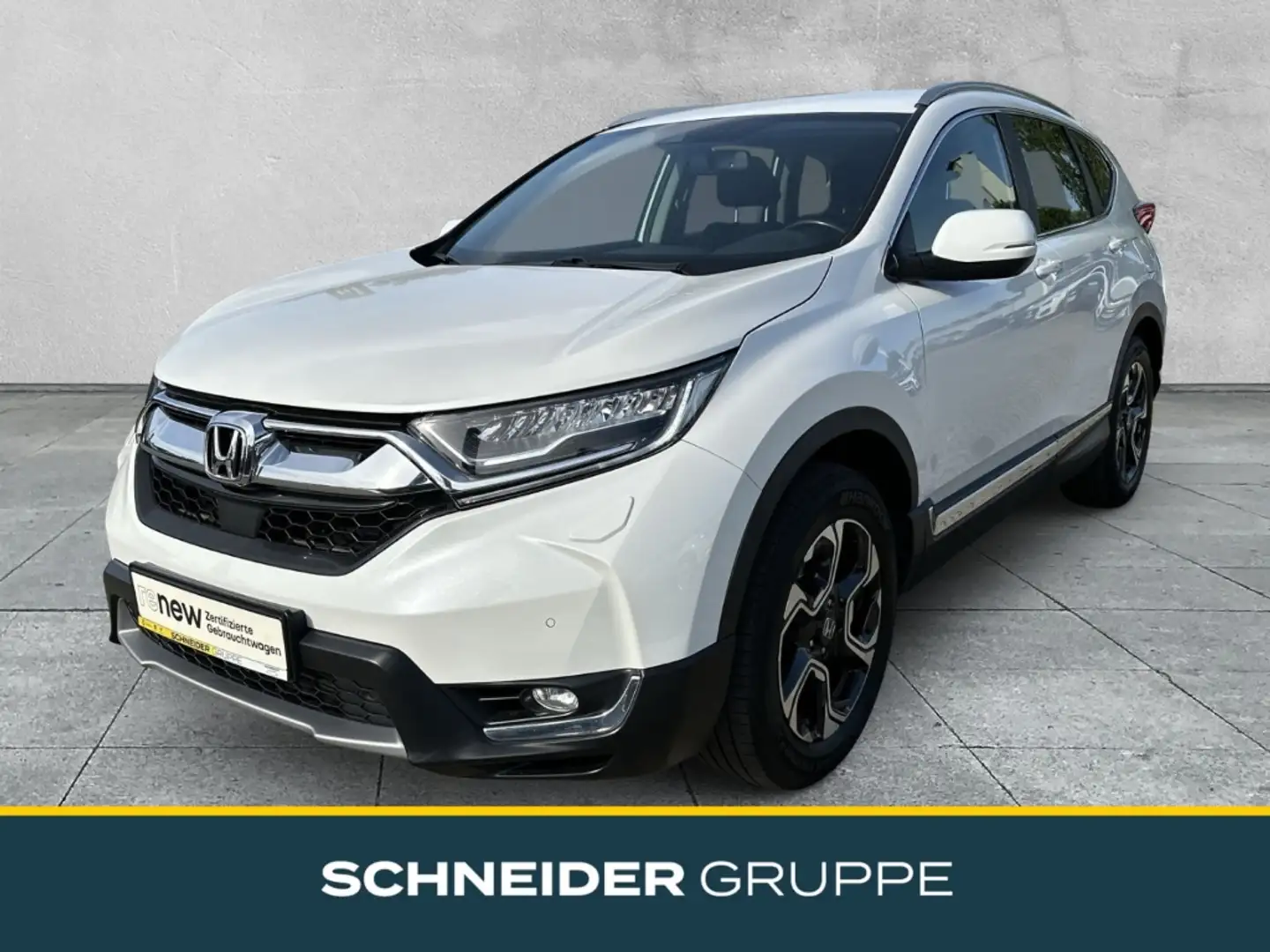 Honda CR-V 1.5 T 4WD ELEGANCE LED+DAB+SHZ+NAVI Blanc - 1