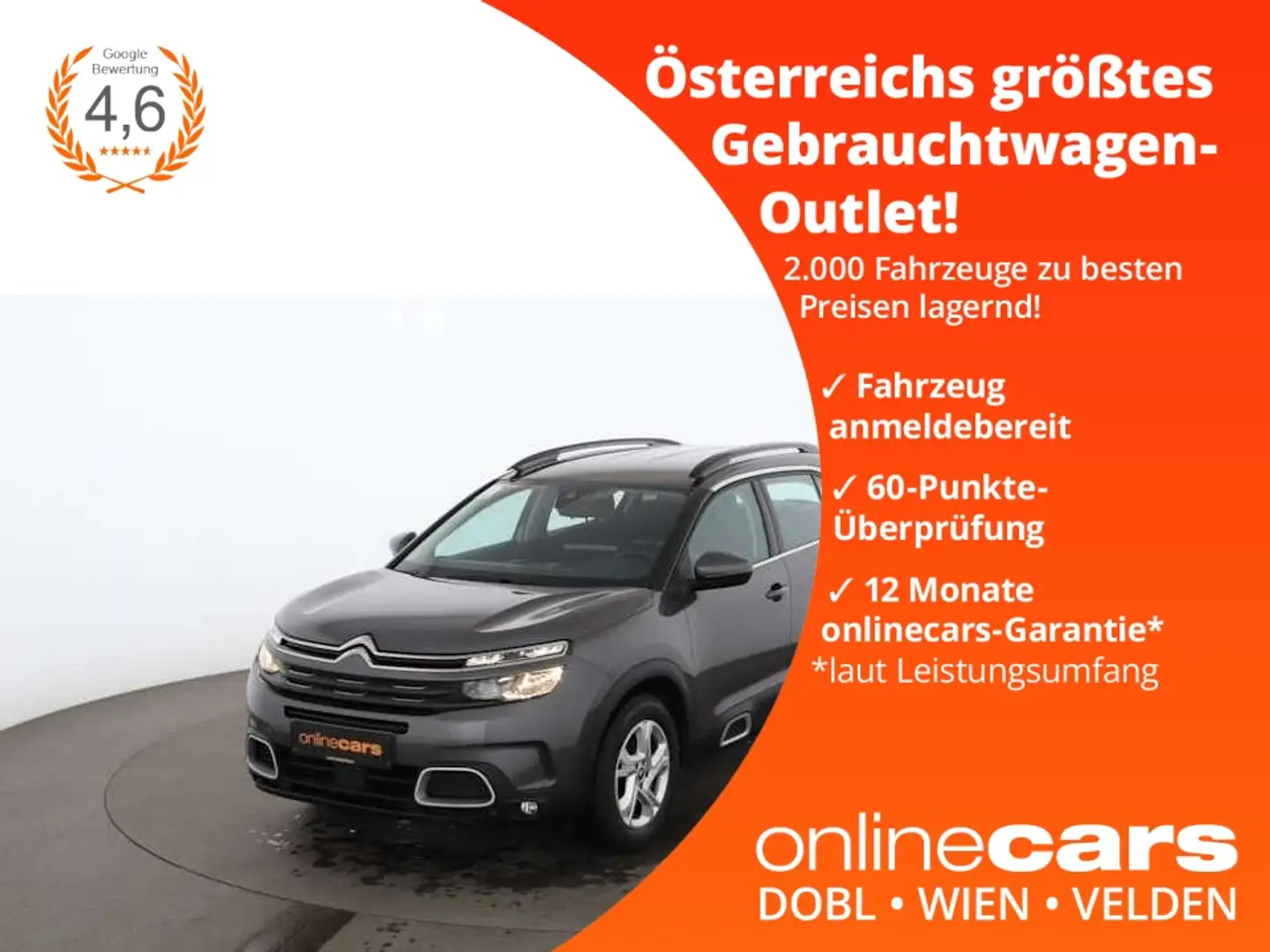 Citroen C5 Aircross 1.2 PureTech 130 Live TEMP ASSIST Grau - 1