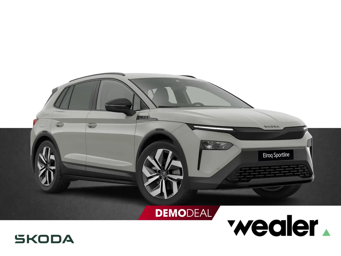 Skoda Elroq 60 Sportline 204 PK | Wegklapbare Trekhaak | 20" L Gris - 1