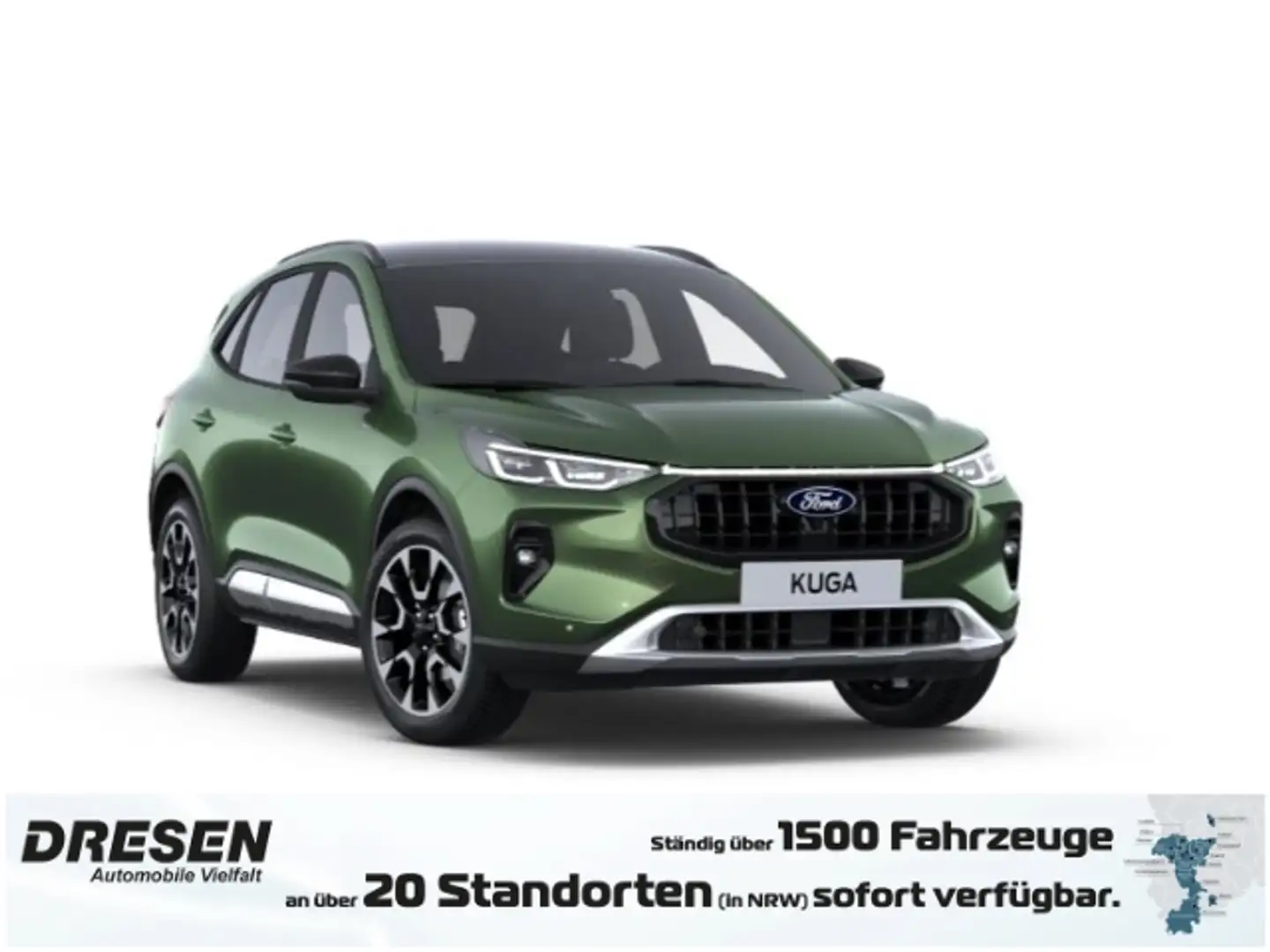 Ford Kuga Active X 2.5 PHEV *LED-MATRIX-LICHT*LENKRADHEIZUNG Grün - 1