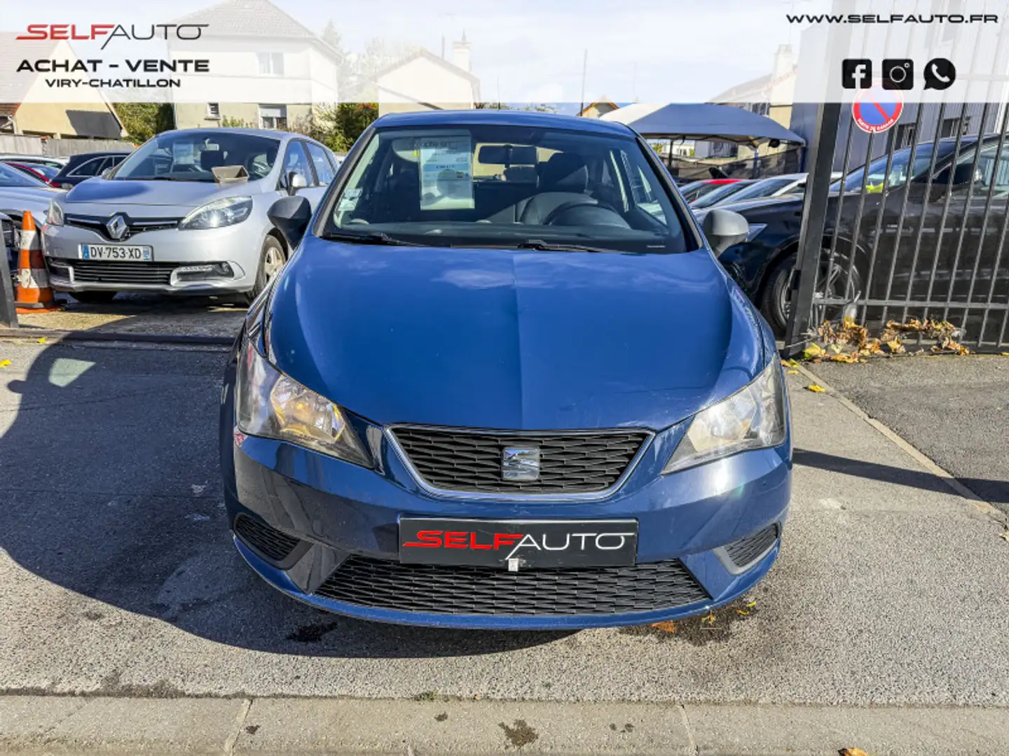 SEAT Ibiza 1.0 75CH REFERENCE Bleu - 2