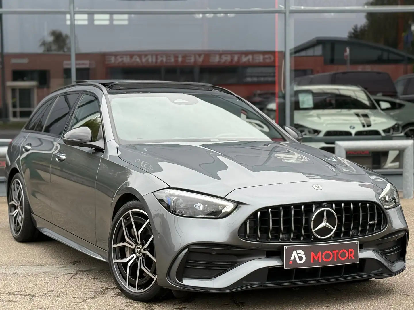 Mercedes-Benz C 200 Break AMG Line 150KW PANO HEAD-UP LED CAM-3D Gris - 1