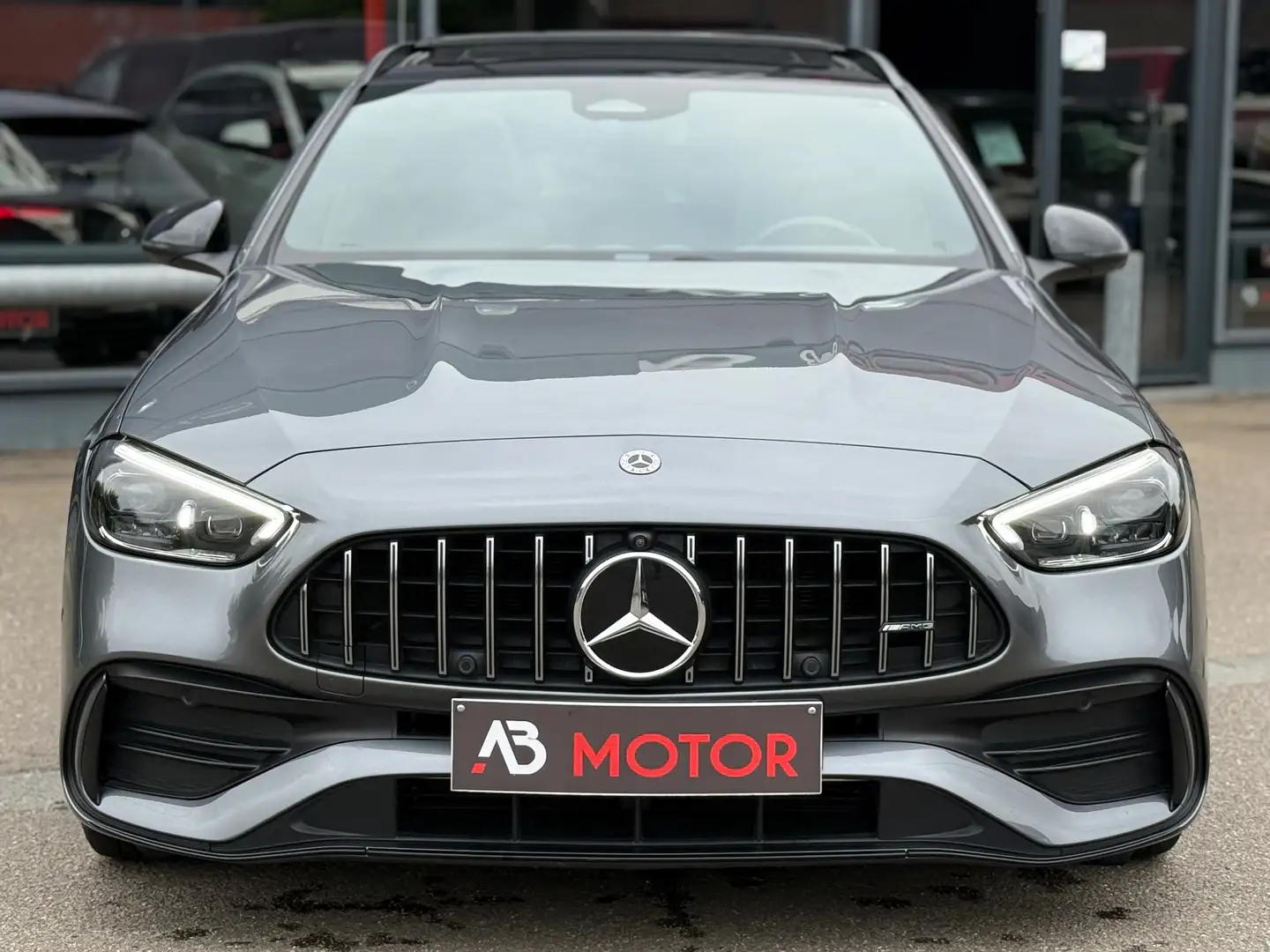 Mercedes-Benz C 200 Break AMG Line 150KW PANO HEAD-UP LED CAM-3D Gris - 2