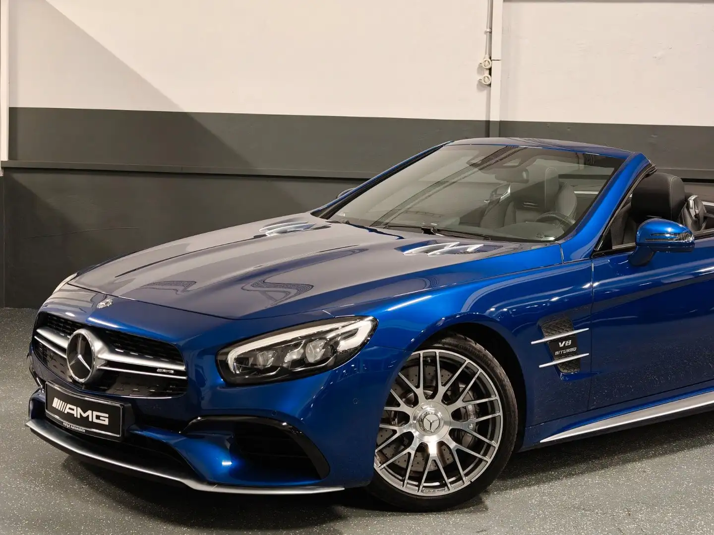 Mercedes-Benz SL 63 AMG 1. HAND | MB 100 11/26 | 14 TKM | MWST Blau - 1