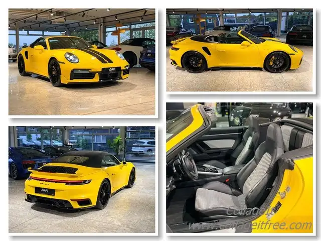 Porsche 992 Turbo S Cabriolet PEPITA*HERITAGE*AERO*LIFT*