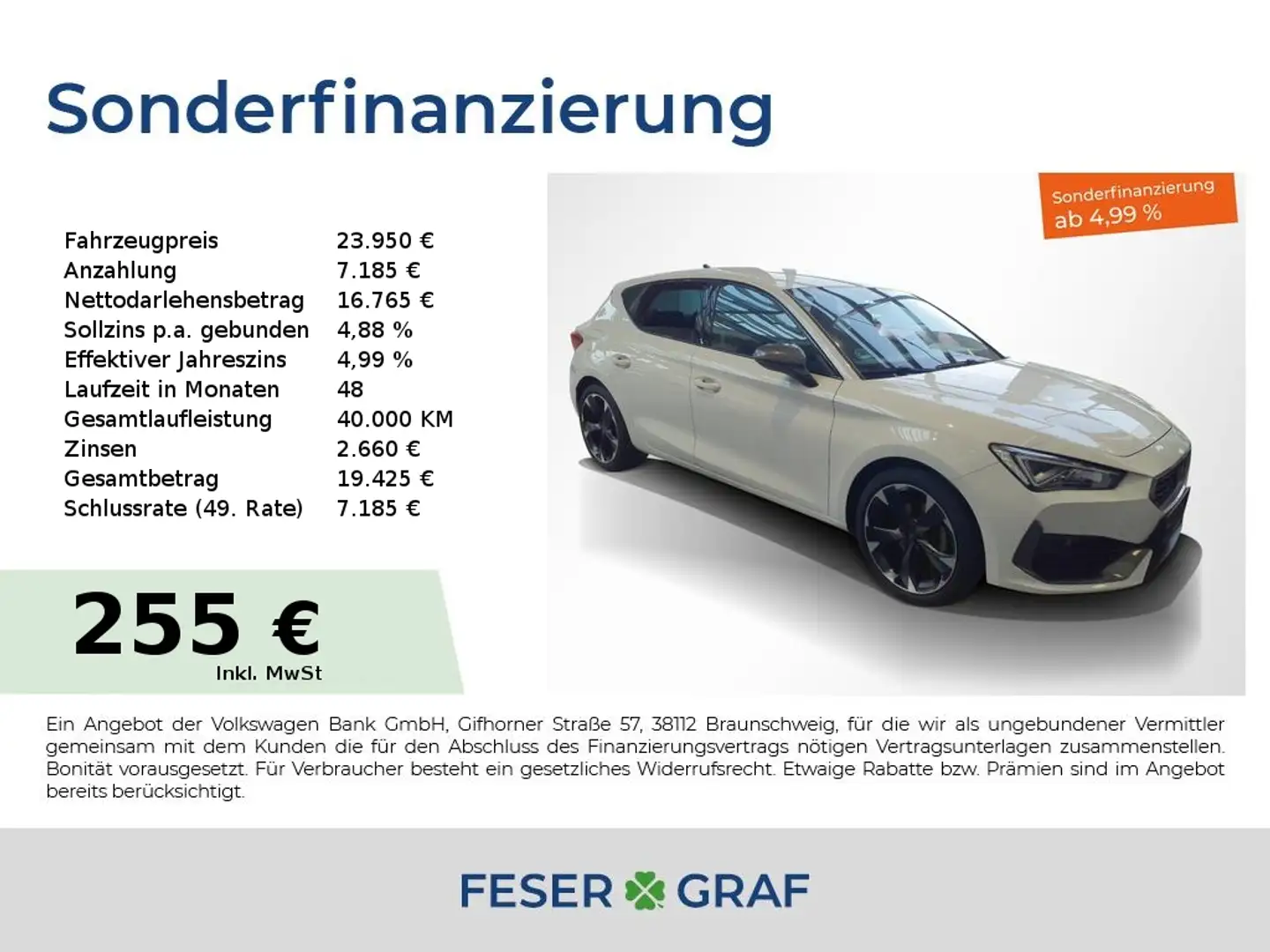 CUPRA Leon 1.5 eTSI DSG LED / Full Link / Winter-Paket Weiß - 1