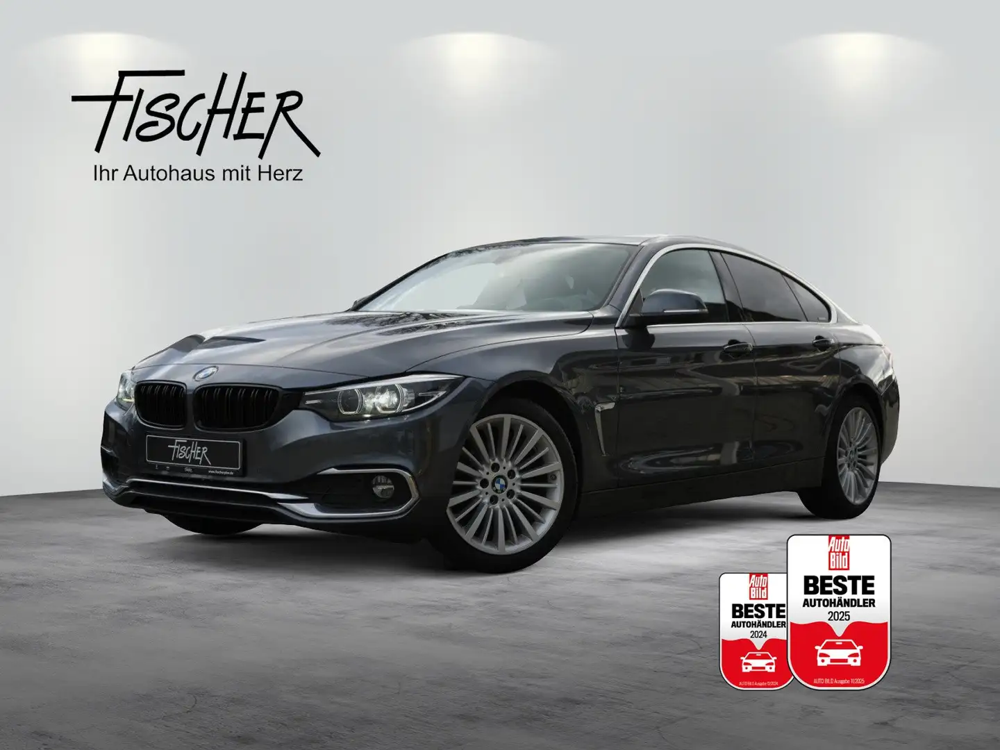 BMW 420 d Gran Coupe Luxury Line 1.Hd H&K HuD  Luxury Line Grau - 1