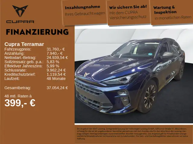 CUPRA Terramar 1.5 eTSI DSG LED NAV 360° SHZ HuD ACC