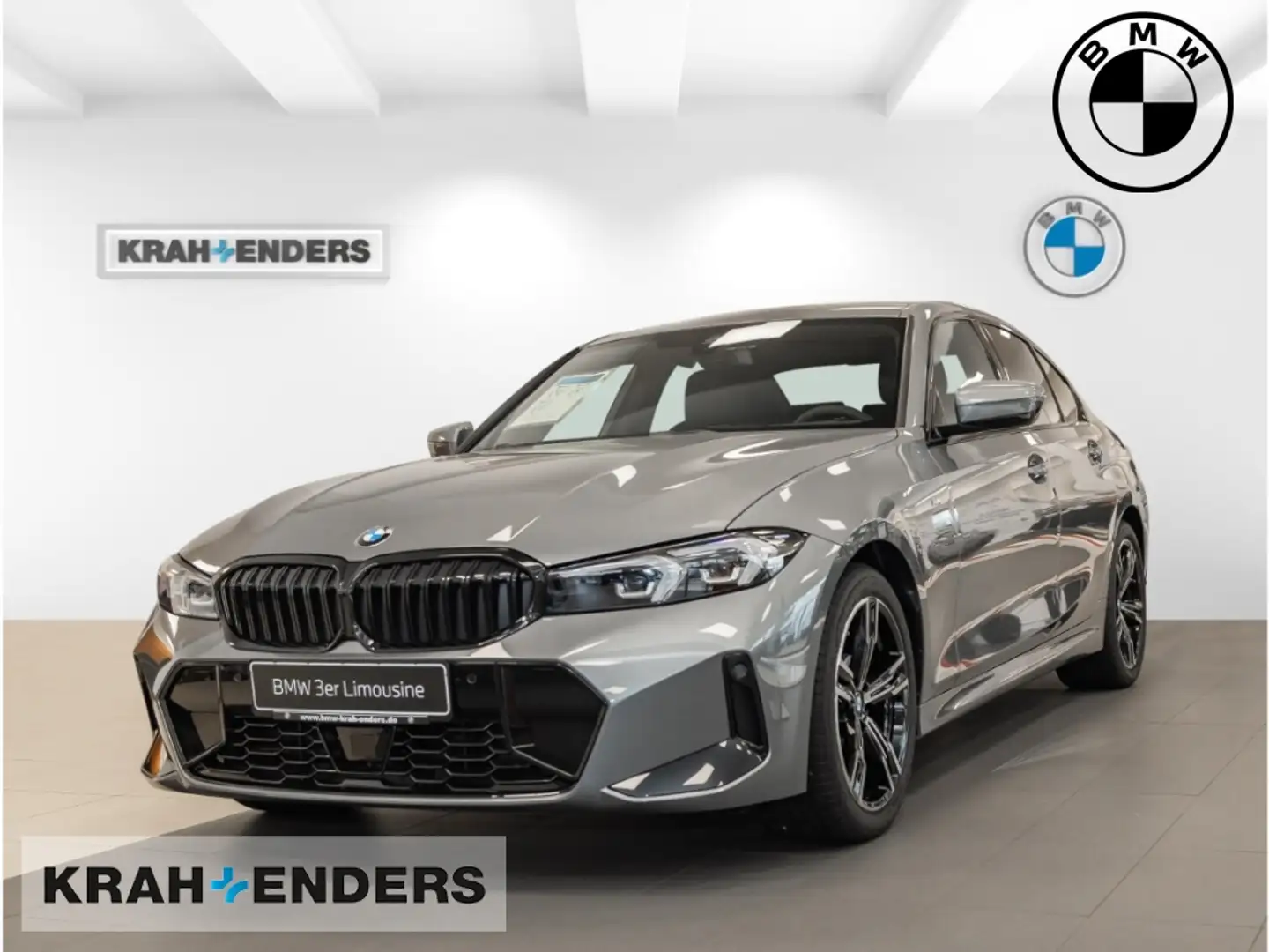 BMW 320 dxDriveMSport+Navi+RFK+Leder+NP 67.130,- Grijs - 1