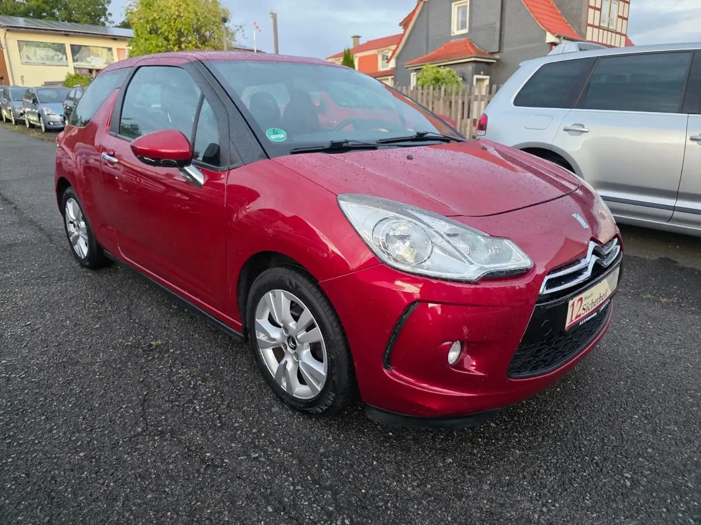 Citroen DS3 Chic1,4l  Klima  Tempo ALU -TÜV HÜ 08 2026 Rot - 2