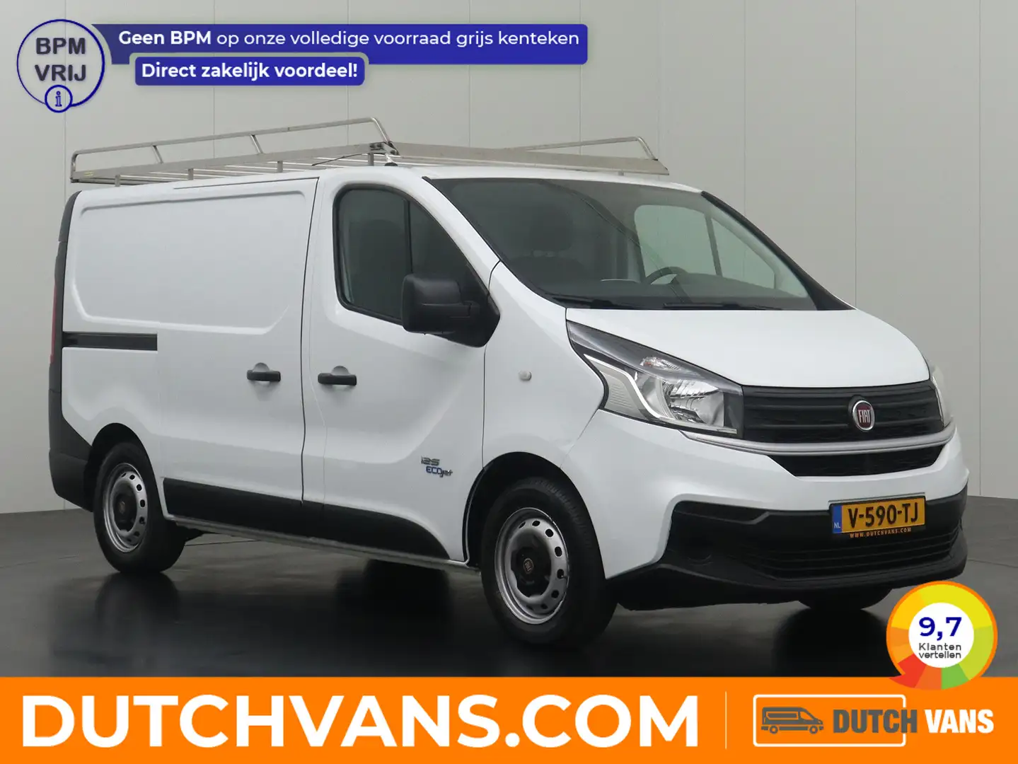 Fiat Talento 1.6MJ 125PK EcoJet Imperiaal | Trekhaak | 3-Persoo Wit - 1