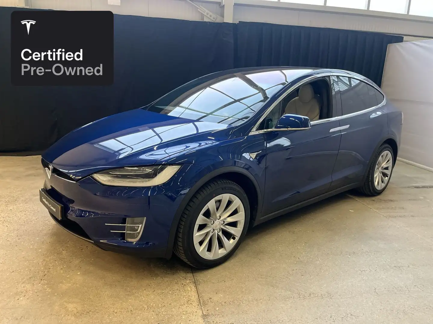Tesla Model X Long Range AWD “Certified Pre-Owned” Bleu - 2