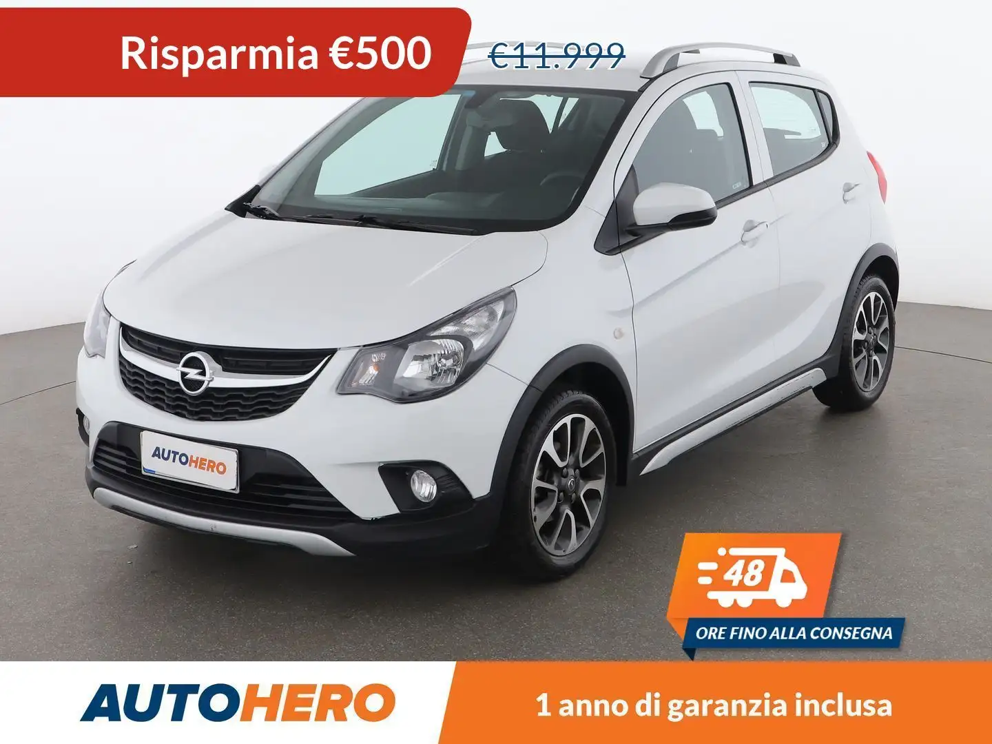Opel Karl 1.0 Rocks 75 CV aut. Bílá - 1