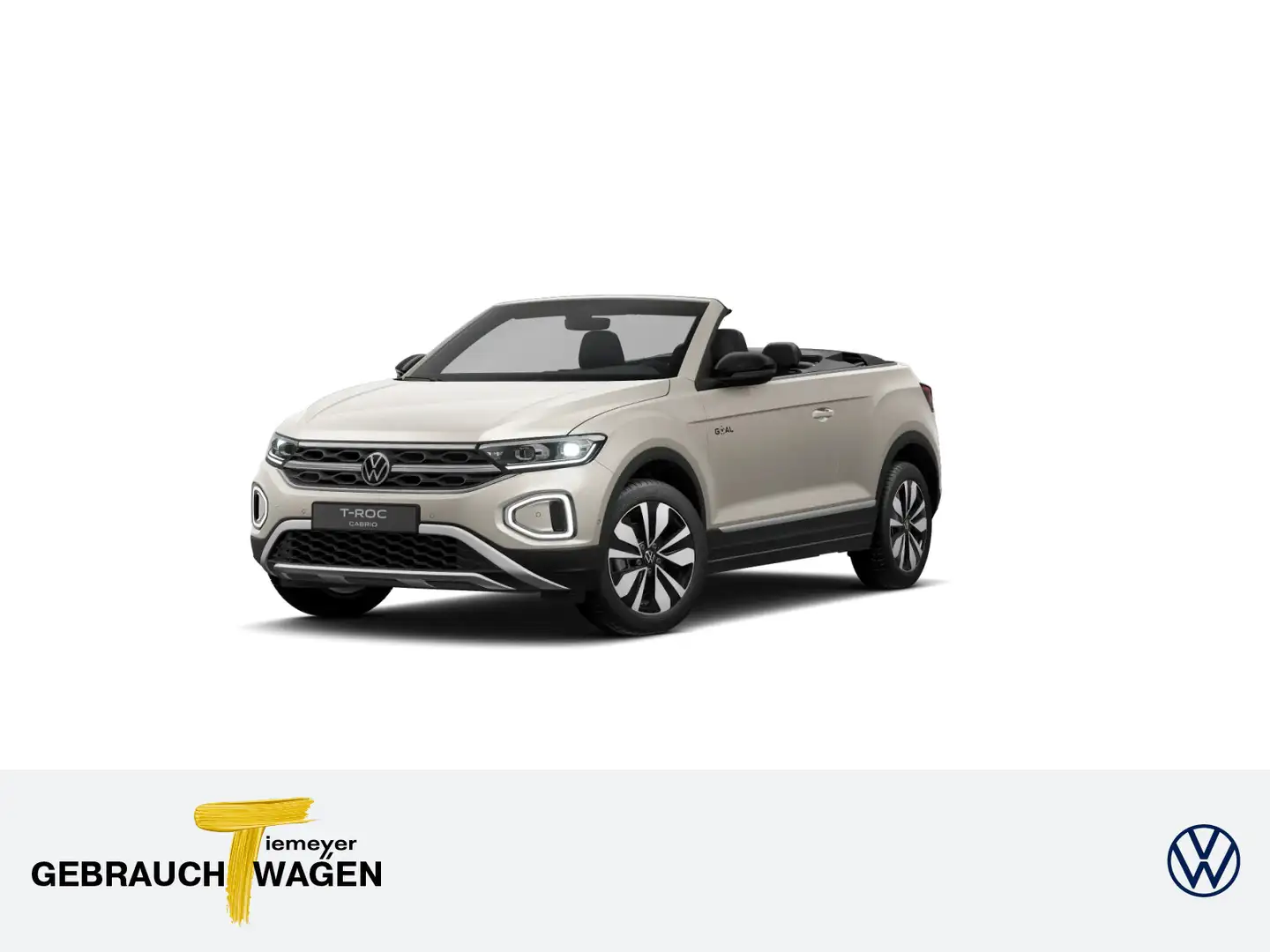 Volkswagen T-Roc Cabrio 1.0 TSI GOAL NAVI KAMERA ASSIST LM1 Silber - 1