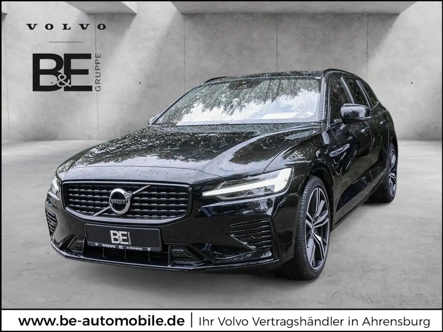 Volvo V60 T6 Recharge AWD R-Design Kam ACC SHZ Noir - 1