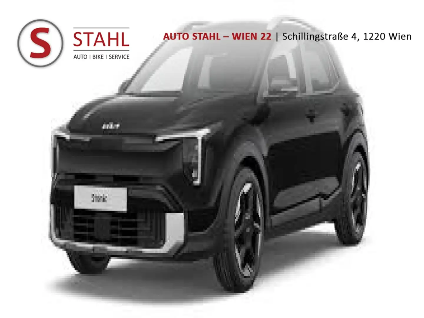 Kia Stonic 1,0 TGDI GPF ISG Silber/MT6/100/MY26|Stahl W22 Schwarz - 1
