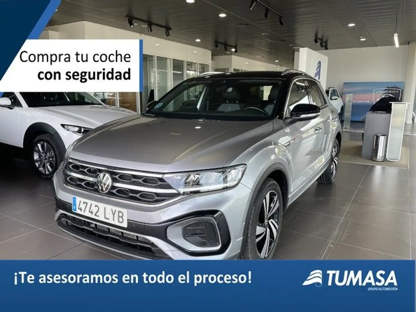 Volkswagen T-Roc 1.5 TSI R-Line 110 kW Gris - 1