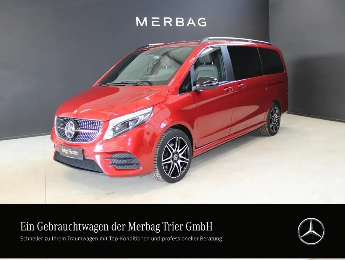 Mercedes-Benz V 300 d 4M *AVANTGARDE+EDIT+4MATIC+AMG+DISTR+AHK Rouge - 1