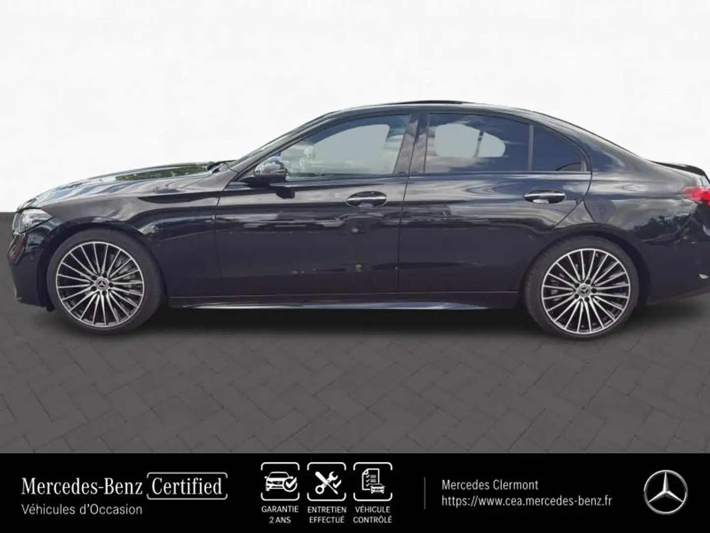 Mercedes-Benz C 220 220 d 197ch AMG Line Noir - 2