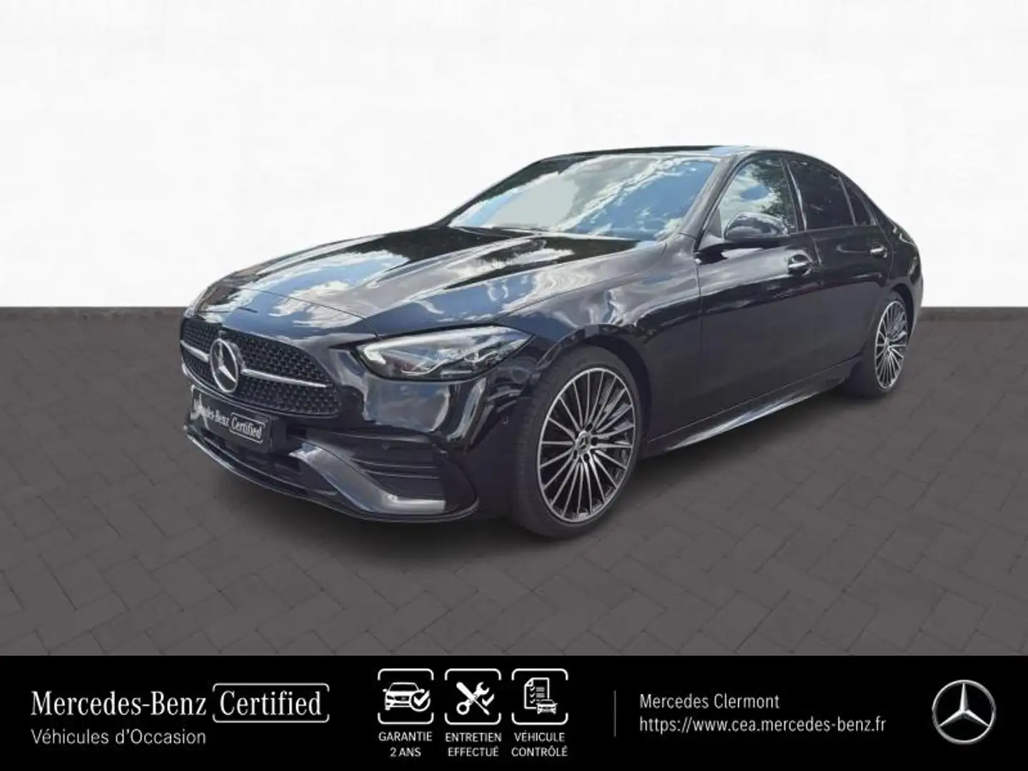 Mercedes-Benz C 220 220 d 197ch AMG Line Noir - 1