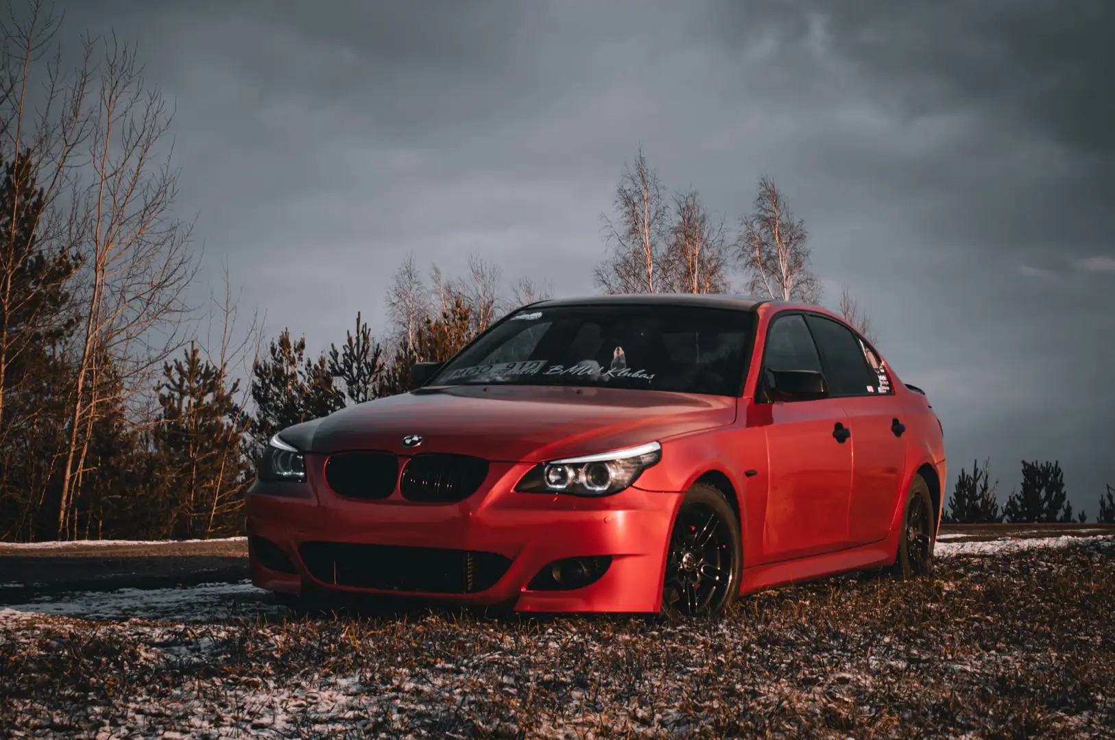 BMW 530 530d Red - 2