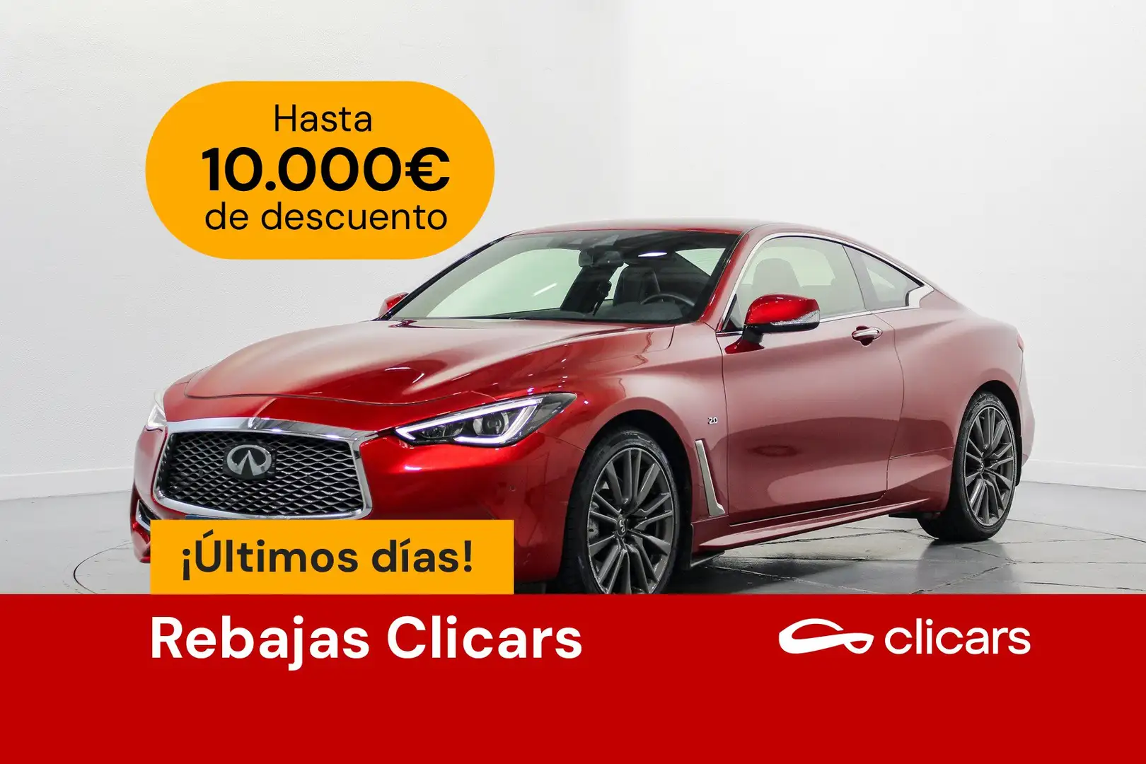 Infiniti Q60 Coupé 2.0 Sport Czerwony - 1
