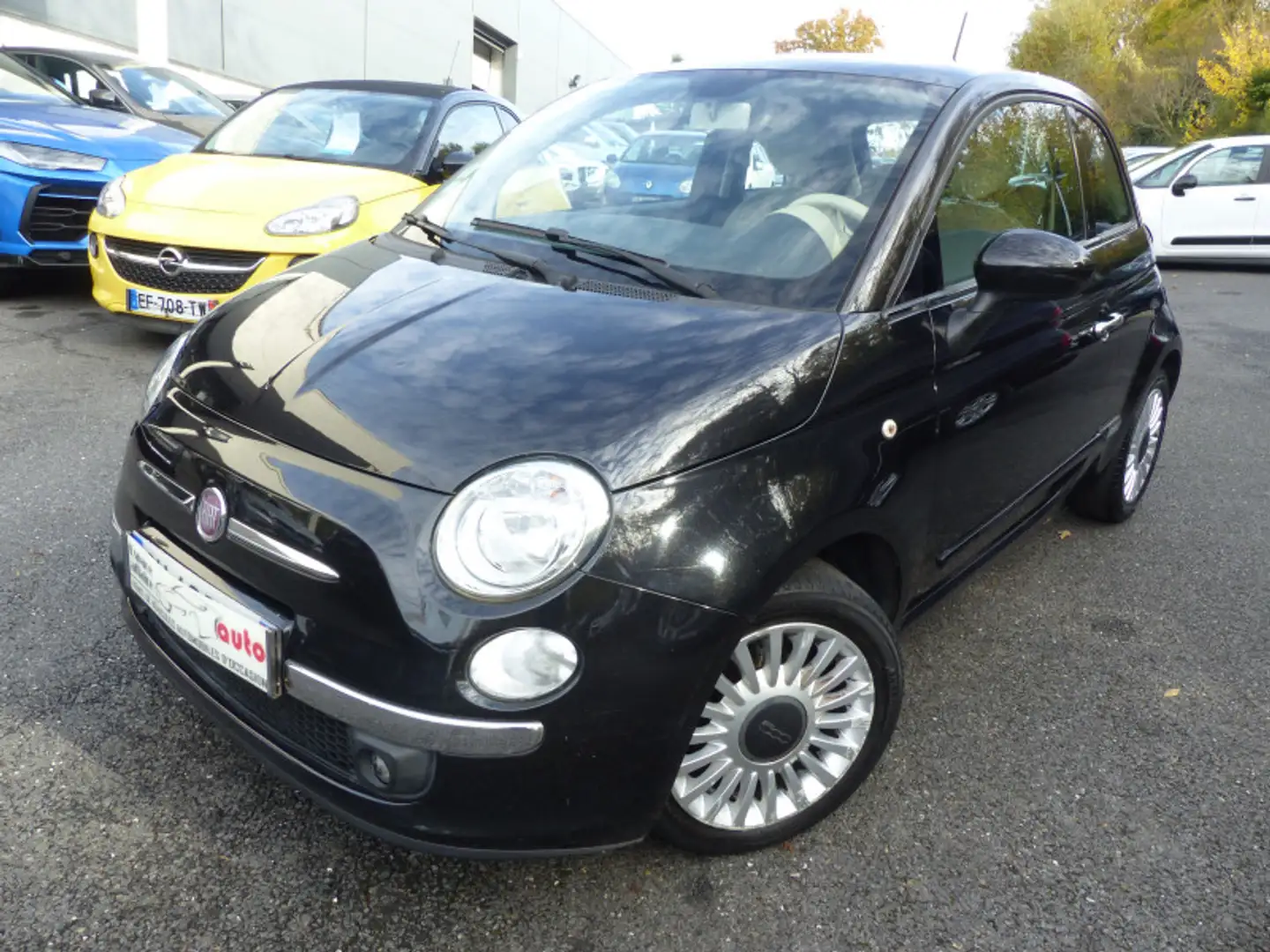 Fiat 500 1.2 8V 69CH STREET Negro - 1