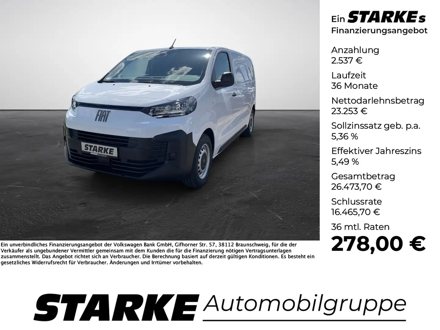 Fiat Scudo Serie 3 1.5 BlueHDI Weiß - 1